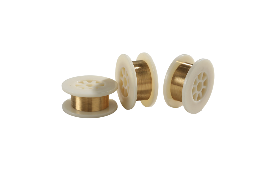 Ultra Fine Wire Diameter 0.011mm Gold Plated Tungsten Wire For Medical Device Industry