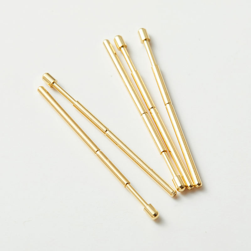 Wholesale Customized Gold Plated Pin Jack Connector Automatic Lathe Processing Crown Spring Manufacturer Electronic Components