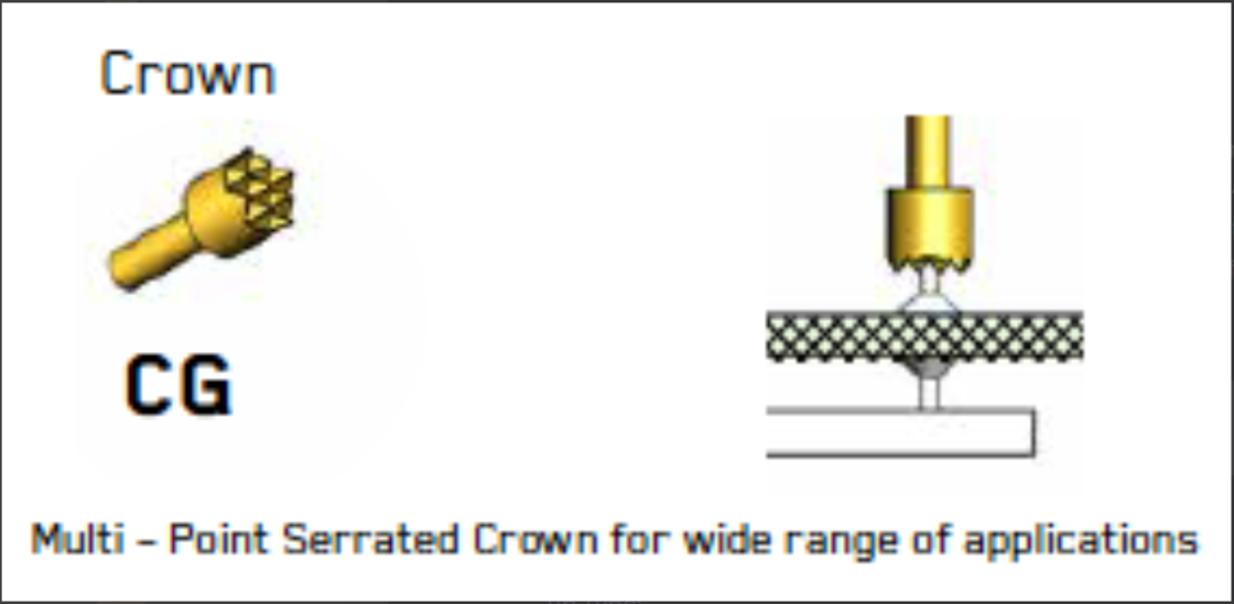 100mil Spring Test Probe with Crown Tip and BeCu Plunger for High Hitting Accuracy