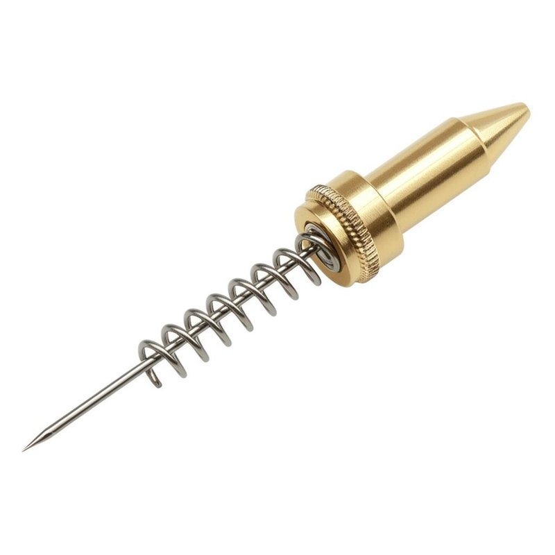 P75-E2 Spring Test Probe with 1.3mm Conical Head and 1.02mm Tube Diameter for 3A PCB Testing