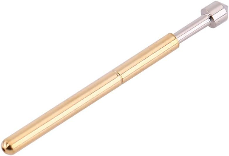 Spring Contact Probe Pogo Pin with 3A Current Rating 50mΩ Resistance and 2.5mm Stroke for PCB Testing