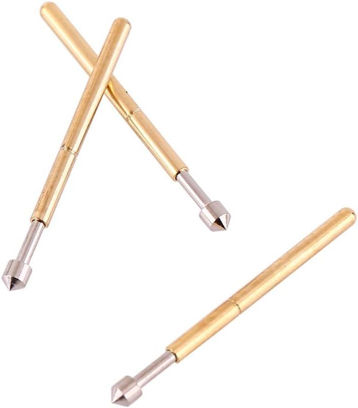 Spring Contact Probe Pogo Pin with 3A Current Rating 50mΩ Resistance and 2.5mm Stroke for PCB Testing