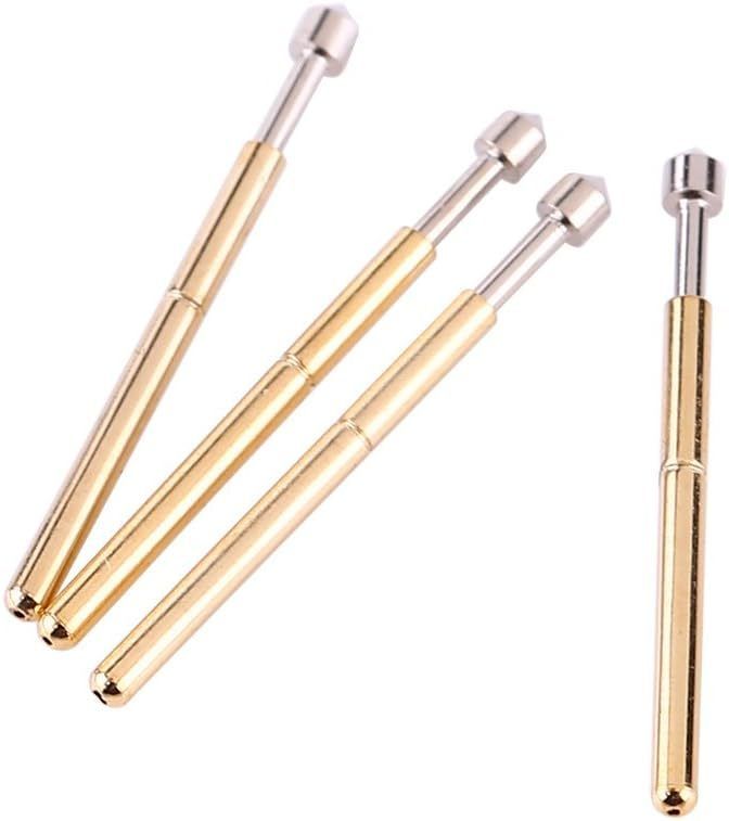 Spring Contact Probe Pogo Pin with 3A Current Rating 50mΩ Resistance and 2.5mm Stroke for PCB Testing