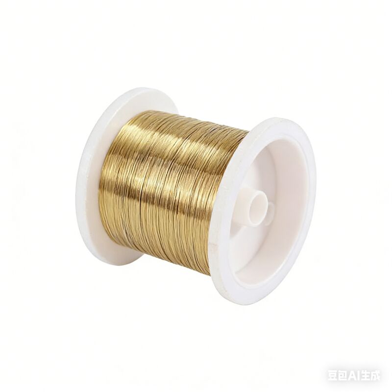 High Purity 99.999% Ultra Fine 25μm/27μm Gold Coated Molybdenum Wire with High Temperature Resistance 450℃ for Microelectronics