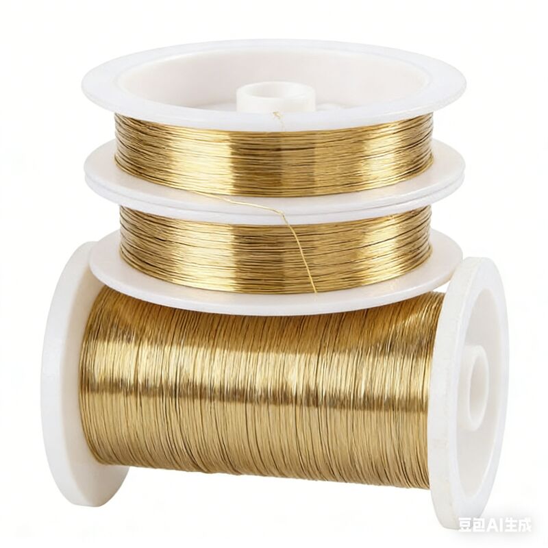 High Purity 99.999% Ultra Fine 25μm/27μm Gold Coated Molybdenum Wire with High Temperature Resistance 450℃ for Microelectronics