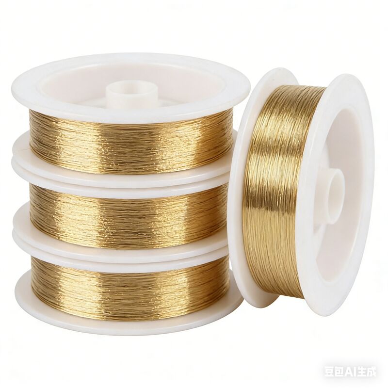 Ultra Fine Gold Plated Molybdenum Wire in Stock High Reliability for Semiconductor Packaging