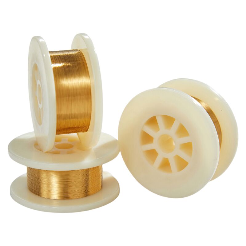 0.003mm Micro Gold Coated Tungsten Wire Anti-Corrosion For Semiconductor Bonding