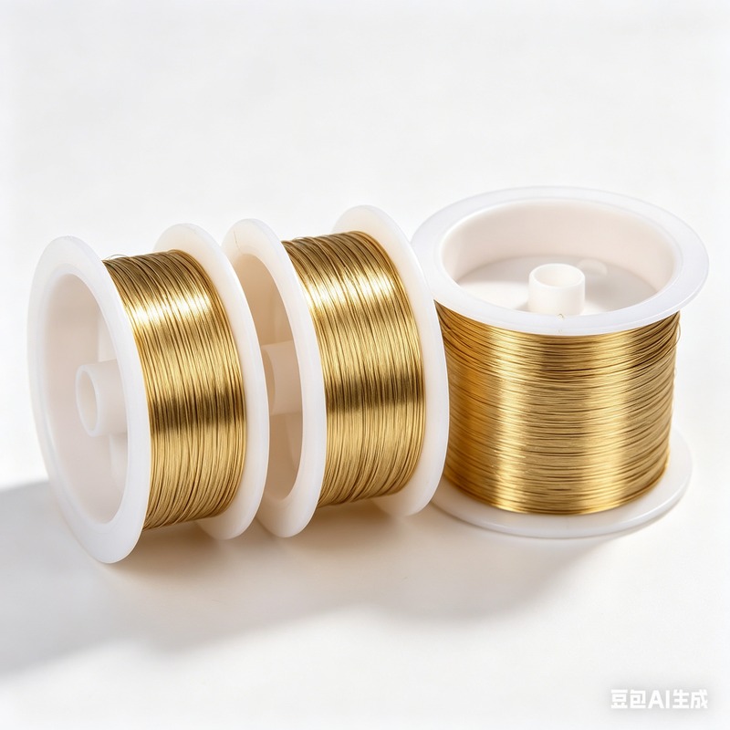  0.003mm Ultra Fine Gold Plated Tungsten Wire High Oxidation Resistance Micro Conductor
