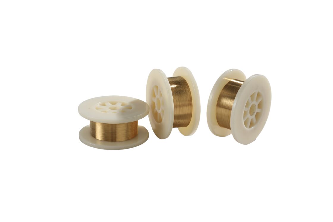 0.0035mm Micro Diameter Gold Plated Tungsten Wire For Vacuum Electronic Micro Parts