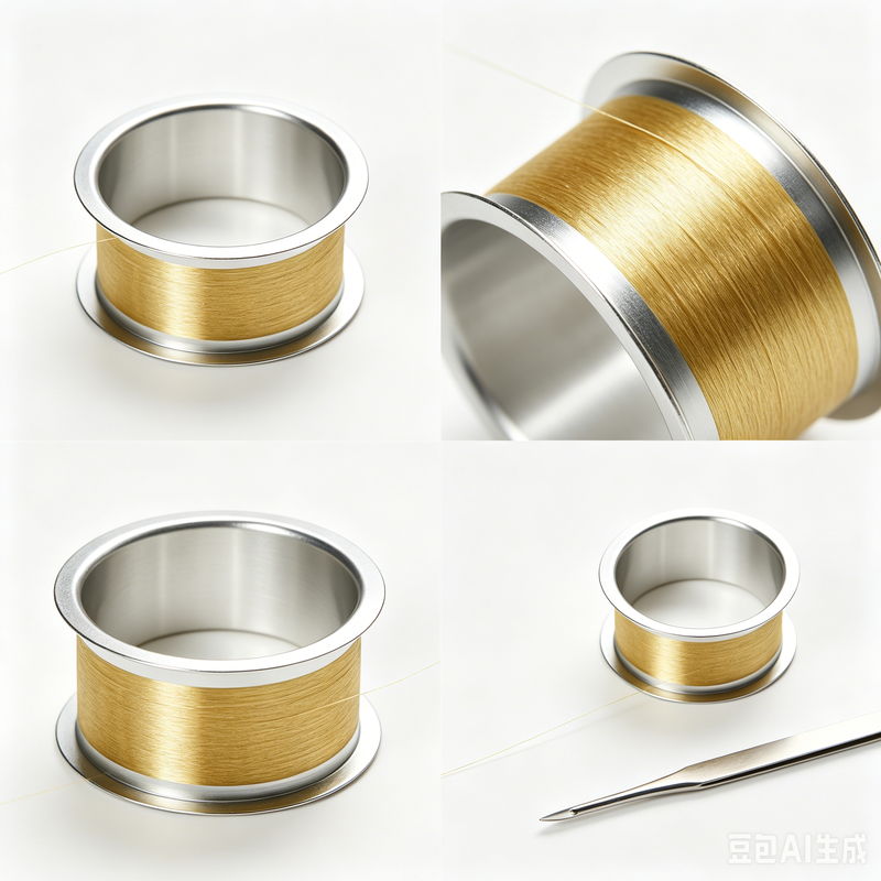 In Stock  Micro Gold Plated Silver Wire Stable Bond Strength Mini LED Packaging Wire